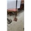 Image 5 : Pair of Antique Cast Metal Floor Lamps, Torchiere and Three-Light Candelabra Styles