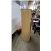 Image 2 : Tall Wooden Display Curio Cabinet with Glass Door, Lockable, Rolling Base