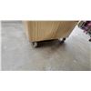 Image 6 : Tall Wooden Display Curio Cabinet with Glass Door, Lockable, Rolling Base