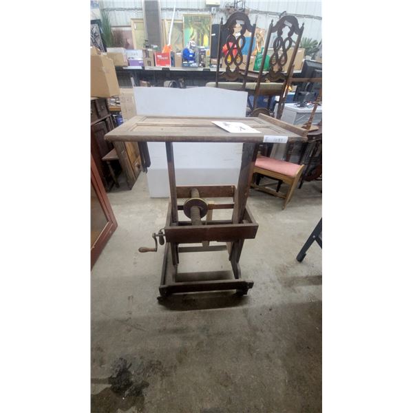 Antique Magic Lantern/Camera Stand on Casters, Late 1800s Era