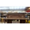 Image 4 : Antique Victorian Wooden Sideboard Buffet with Mirrored Hutch, Two Drawers, and Two Cabinet Doors