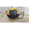 Image 1 : Bumble Bee-Themed Garbage Can with "PUSH HERE" Lid and Handles