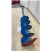 Image 2 : Earth Auger with 5 Helical Blades, One-Piece Construction, and T-Handle