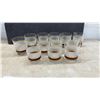 Image 2 : Assorted Glassware: Decanters, Pitcher, Juice Reamer, Measuring Cup, and Drinking Glasses