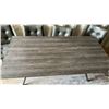 Image 5 : Dining Table and 6 Tufted Faux Leather Dining Chairs