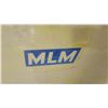 Image 2 : Vintage Meloche Feed and Grain MLM Yellow Metal Advertising Sign 35” × 47”