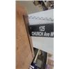 Image 5 : “125 Church Ave W” Freestanding Metal Street Address Sign, 2-Sided