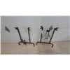 Image 1 : Folding Metal Legs for a Table, Set of 2