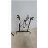 Image 2 : Folding Metal Legs for a Table, Set of 2