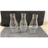 Image 3 : 12 Assorted Clear Glass Lamp Chimneys
