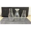 Image 5 : 12 Assorted Clear Glass Lamp Chimneys