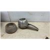 Image 6 : Vintage Cream Separator Parts: Bowl, Funnels, Spouts