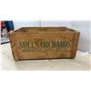 Image 16 : Vintage Wooden Boxes and Shoe Shine Kit with Brush, Mirror, and Mills Orchards Crate