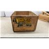 Image 17 : Vintage Wooden Boxes and Shoe Shine Kit with Brush, Mirror, and Mills Orchards Crate