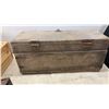 Image 5 : Vintage Wooden Boxes and Shoe Shine Kit with Brush, Mirror, and Mills Orchards Crate
