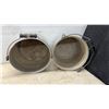Image 4 : Two Coffee Bean Sacks, Two Metal Lunch Boxes, and Two Aluminum Buckets