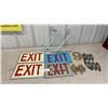 Image 1 : Safety-Glo Photoluminescent Exit Signs, Plant Hangers, and Brass Hardware