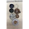 Image 3 : Collection of Vintage Ashtrays Including R. Ethier Paving, Copper, Glass, and Metal Advertising