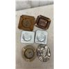 Image 4 : Collection of Vintage Ashtrays Including R. Ethier Paving, Copper, Glass, and Metal Advertising