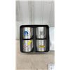 Image 2 : Mopar 75th Anniversary 1937-2012 Piston-Shaped Stainless Steel Cup Set In Tin