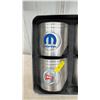 Image 3 : Mopar 75th Anniversary 1937-2012 Piston-Shaped Stainless Steel Cup Set In Tin