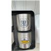 Image 4 : Mopar 75th Anniversary 1937-2012 Piston-Shaped Stainless Steel Cup Set In Tin