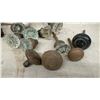 Image 2 : Assortment of Antique Glass, Ceramic, and Metal Doorknobs