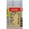 Image 2 : Vintage Coca-Cola Changeable Letter Menu Boards With Black Plastic Letters and Numbers