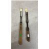 Image 4 : Vintage Wooden Kitchen Tools Including Rolling Pins, Mallet, Paddles, Scoop, Chisel