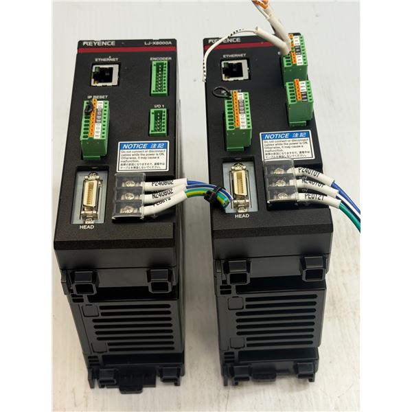 (2) Keyence #LJ-X8000A Controllers