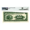 Image 2 : Canada. Banque Nationale, 1922, $100 Specimen Banknote.