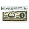 Image 1 : Canada. Banque Nationale, 1922, $100 Specimen Banknote.