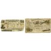 Image 1 : England. Plymouth Dock Bank Devonshire and Newcastle upon Tyne, 1820 and 1838, Cancelled Banknote Pa