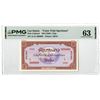 Image 1 : Lao Issara, ND (1948), Color Trial Essay Specimen Banknote.