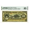 Image 1 : Mexico. Banco de Sonora, ND (1898 to 1911), Remainder Banknote.