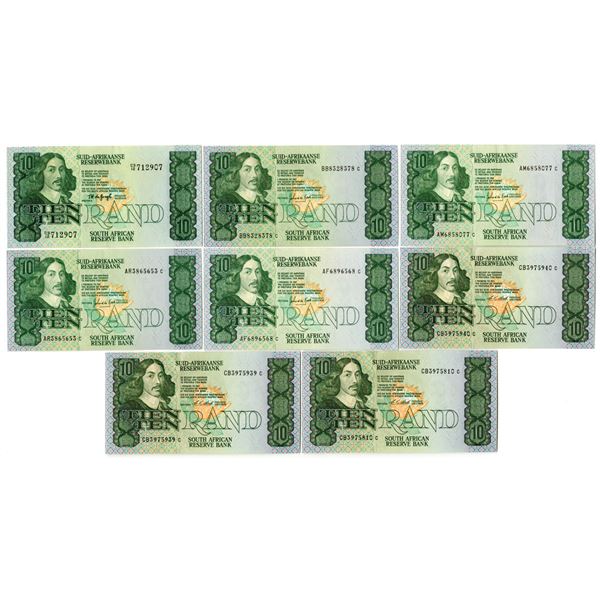 South Africa. South African Reserve Bank, ND (1978 to 1993), Issued Banknotes.
