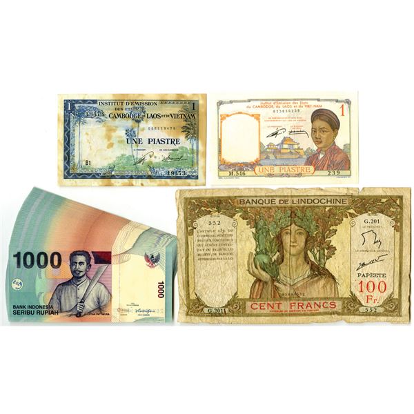 French Colonial & Southeast Asian Banknote Collection, 1953 to 2013.