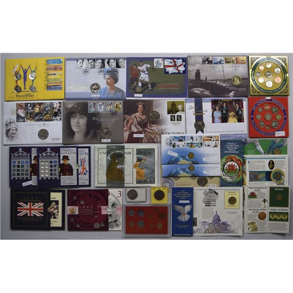 United Kingdom Royal Mint Coin Sets & Commemorative Covers, 1983 to 2003