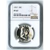Image 1 : U.S., Franklin Half Dollar, 1957, 50C, NGC PF 67