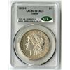 Image 1 : U.S., Morgan Silver Dollar, 1883-S, $1, CAC graded AU Details (Cleaned)