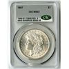Image 1 : U.S., Morgan Silver Dollar, 1887, $1, CAC graded MS 62
