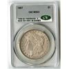 Image 1 : U.S., Morgan Silver Dollar, 1887, $1, CAC graded MS 63