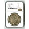 Image 1 : U.S., Morgan Silver Dollar, 1889-CC, NGC VF 25