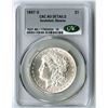 Image 1 : U.S., Morgan Silver Dollar, 1897-S, $1, CAC graded AU Details (Scratched, Obverse)
