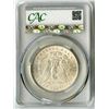 Image 2 : U.S., Morgan Silver Dollar, 1898, $1, CAC graded UNC Details (Cleaned, Reverse)