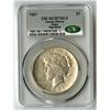 Image 1 : U.S., Peace Silver Dollar, 1921 High Relief, CAC AU Details (Cleaned, Obverse)