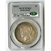 Image 1 : U.S., Peace Silver Dollar, 1922-D, $1, CAC graded XF Details (Harshly Cleaned)