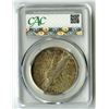 Image 2 : U.S., Peace Silver Dollar, 1922-D, $1, CAC graded XF Details (Harshly Cleaned)