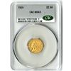 Image 1 : U.S., Indian Head Quarter Eagle, 1929, $2.50 Gold, CAC MS 63