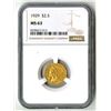 Image 1 : U.S., Indian Head Quarter Eagle, 1929, $2.50 Gold, NGC MS 63
